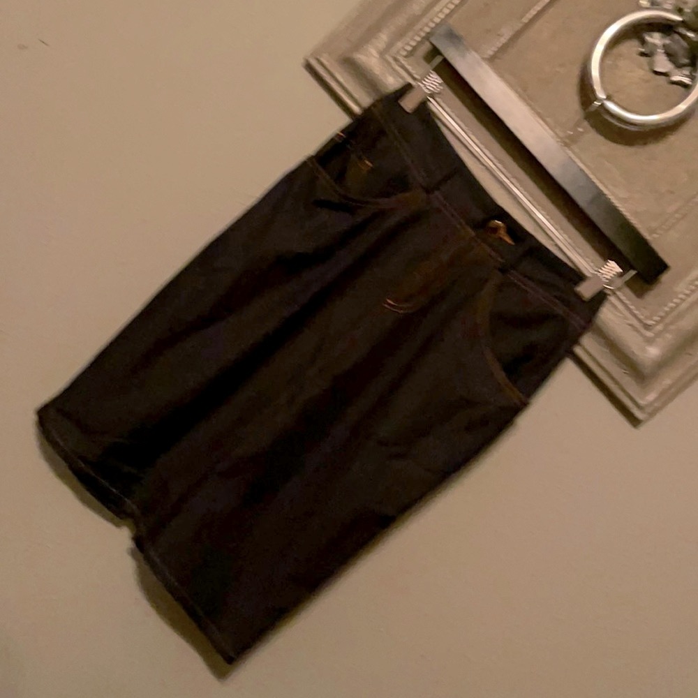 IMAN Dark denim pencil skirt . New